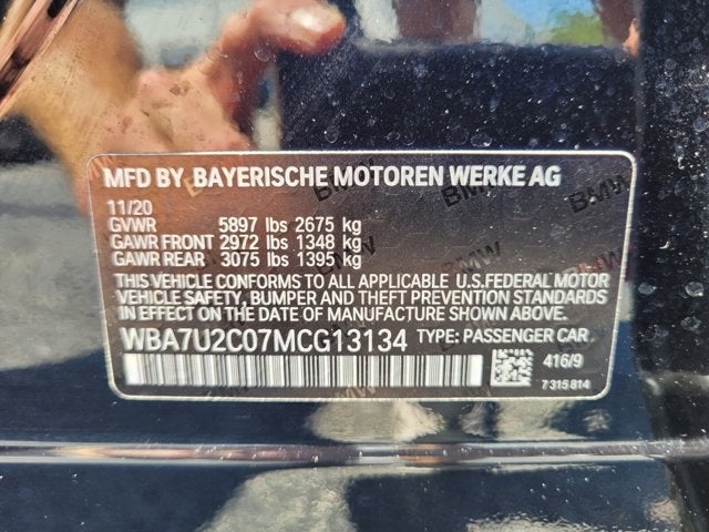 2021 BMW 750i xDrive 750i xDrive